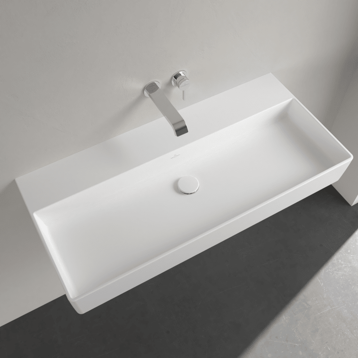 Villeroy & Boch Memento 2.0 tvättställ, 100x47 cm, matt vit