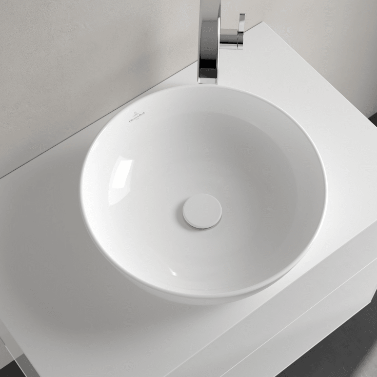 Villeroy & Boch Artis tvättställ, Ø43 cm, matt vit