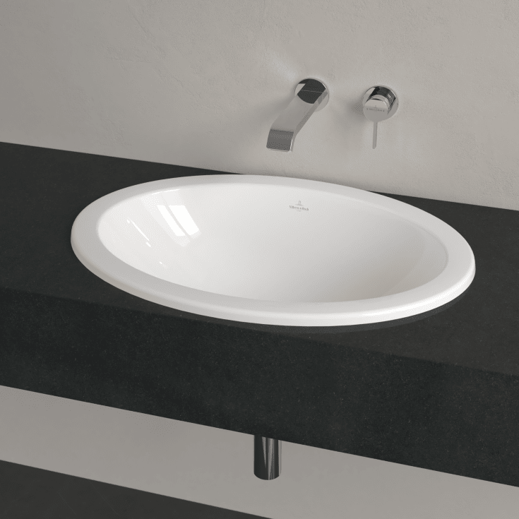 Villeroy & Boch Loop & Friends servant for nedfelling, 66x47 cm, med CeramicPlus, hvit