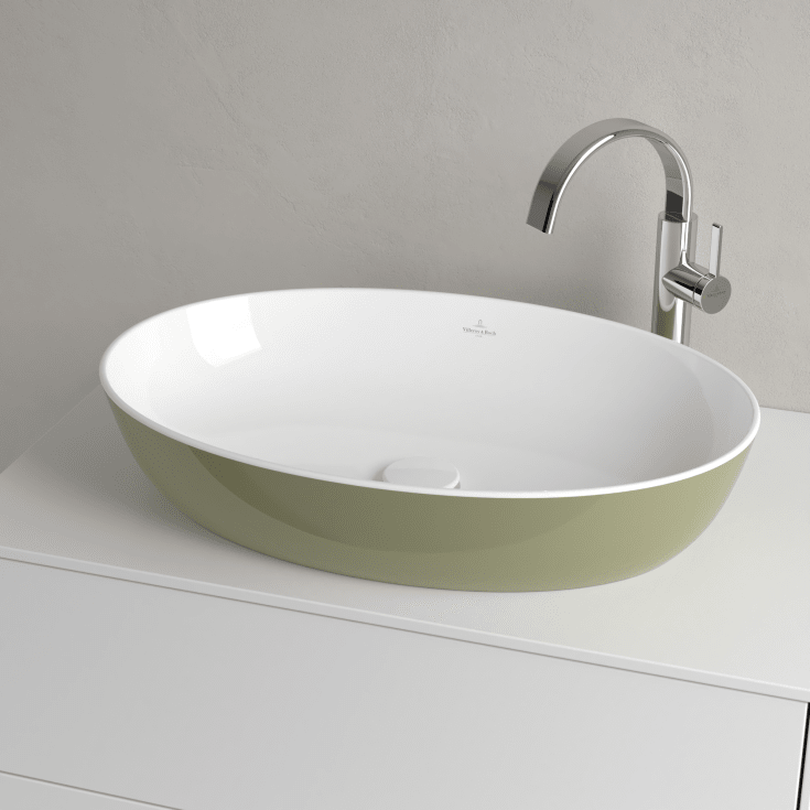 Villeroy & Boch Artis tvättställ, 61x41 cm, grön