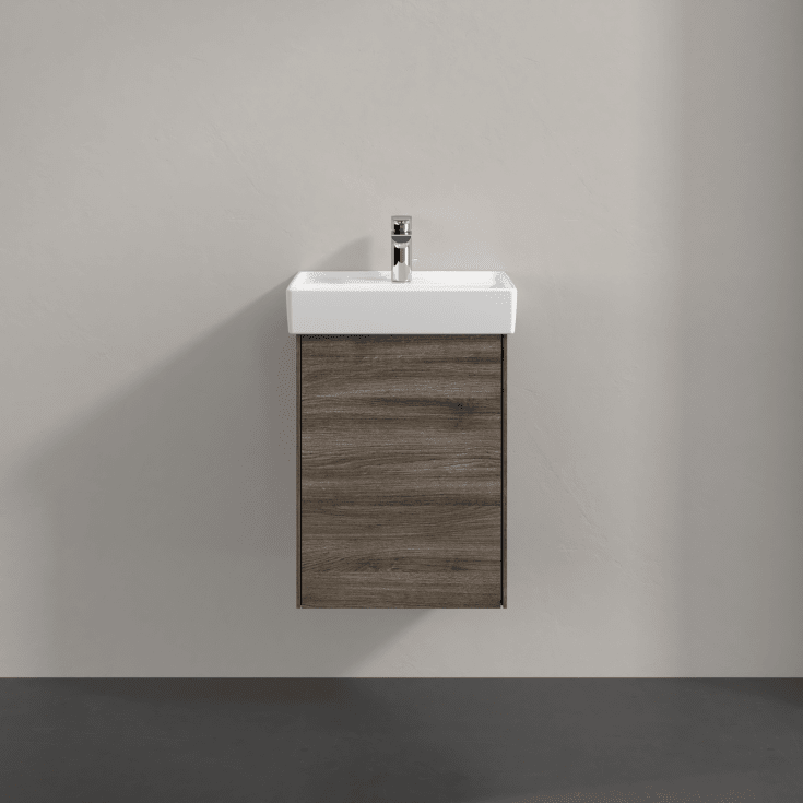 Villeroy & Boch Collaro underskab, 41x34,4 cm, højre, grå eg