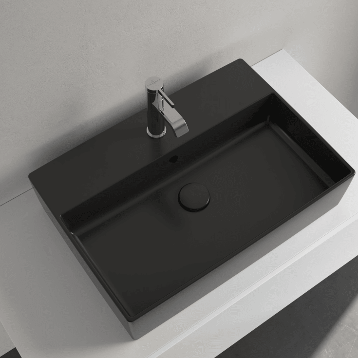 V&B Memento 2.0 toppmontert servant, 600x420 mm, ebony matt