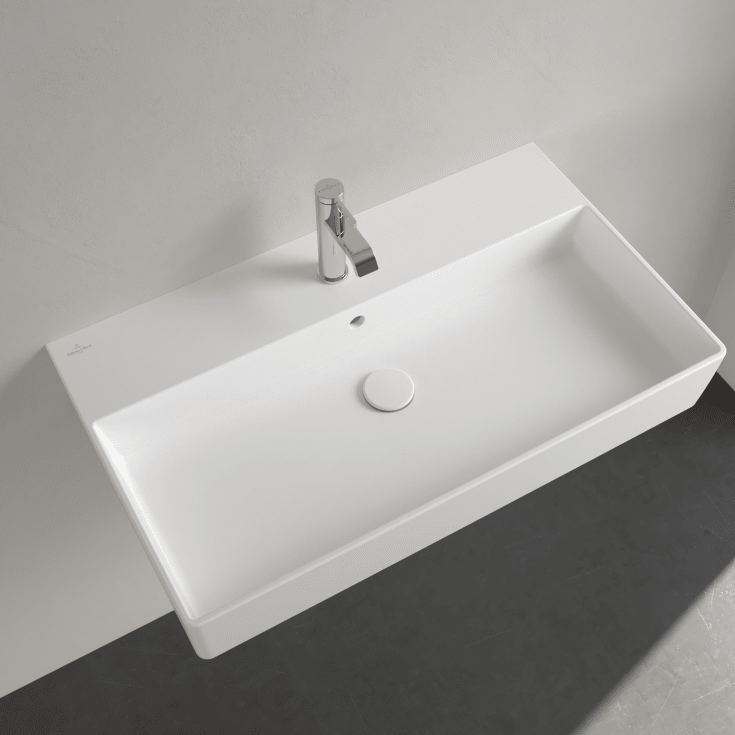 Villeroy & Boch Memento 2.0 tvättställ, 80x47 cm, matt vit