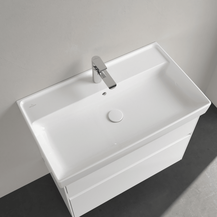 Villeroy & Boch Collaro hÄndvask, 80x47 cm, hvid