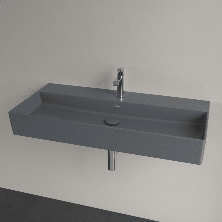 Villeroy & Boch Memento 2.0 håndvask, 100x47 cm, mat grå