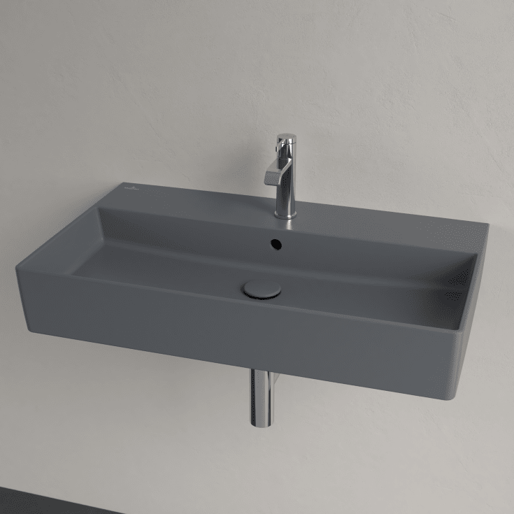Villeroy & Boch Memento 2.0 håndvask, 80x47 cm, mat grå
