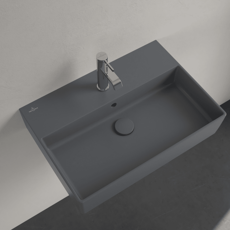 Villeroy & Boch Memento 2.0 tvättställ, 60x42 cm, matt grå