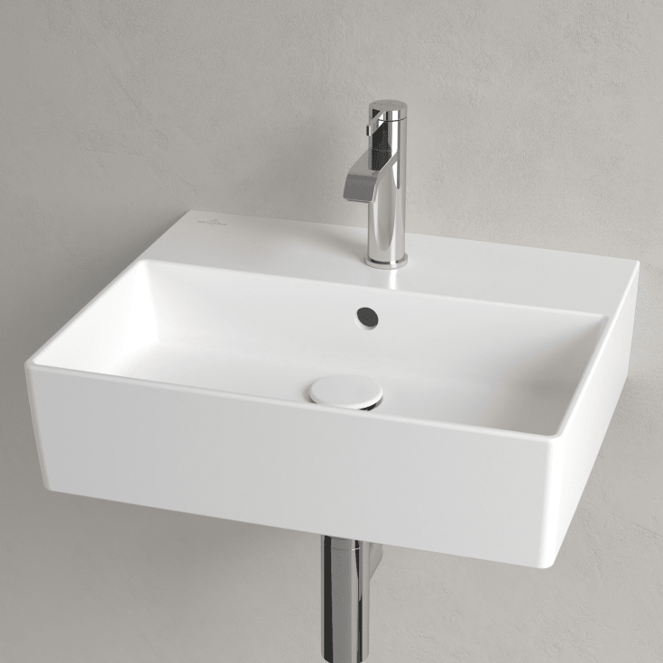 Villeroy & Boch Memento 2.0 tvättställ, 50x42 cm, matt vit