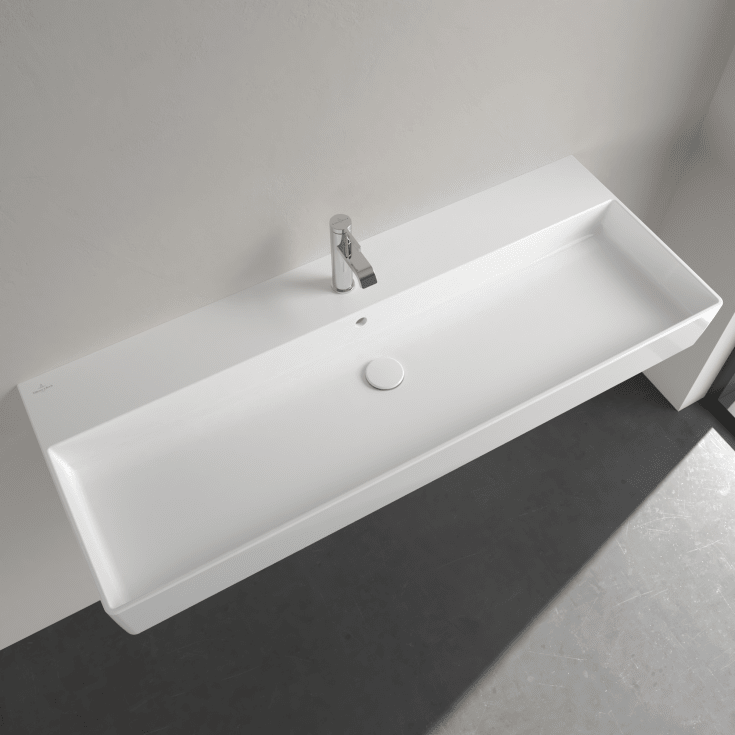 Villeroy & Boch Memento vegghengt servant, 120x47 cm, hvit