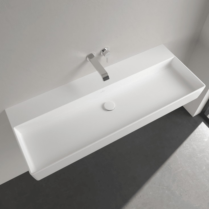 Villeroy & Boch Memento 2.0 tvättställ, 120x47 cm, matt vit