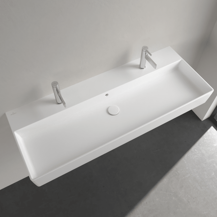 Villeroy & Boch Memento 2.0 hÄndvask, 120x47 cm, mat hvid