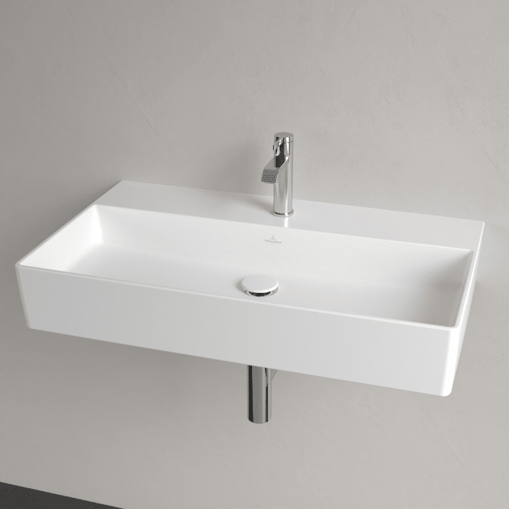 Villeroy & Boch Memento 2.0 tvättställ, 80x47 cm, matt vit