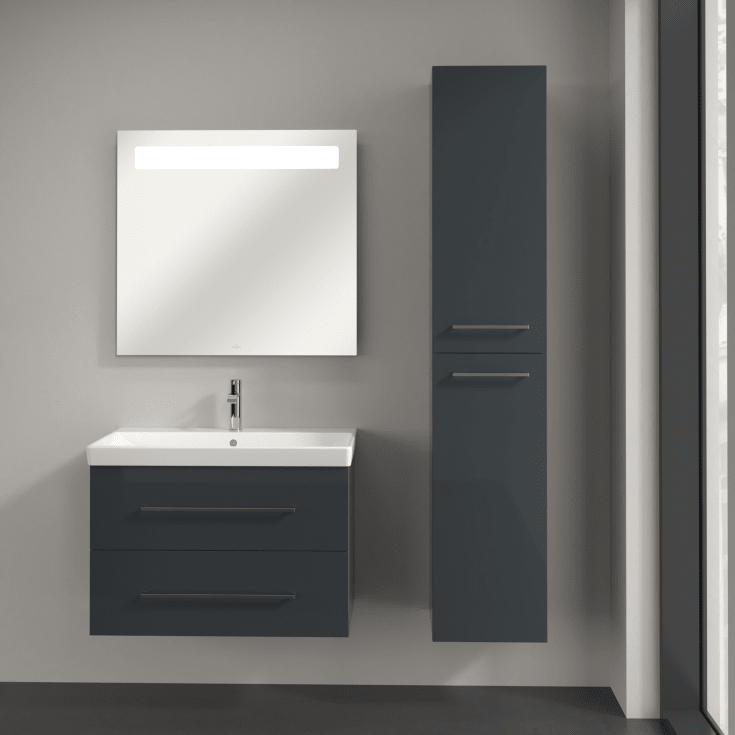 Villeroy & Boch Avento A894 högskåp, 34,6x176 cm, höger, grå