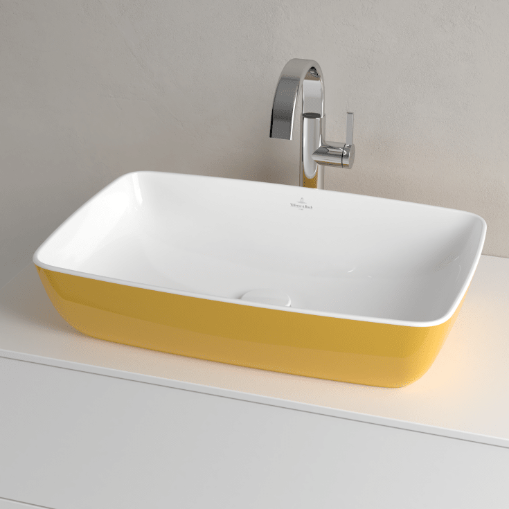 Villeroy & Boch Artis tvättställ, 58x38,5 cm, gul