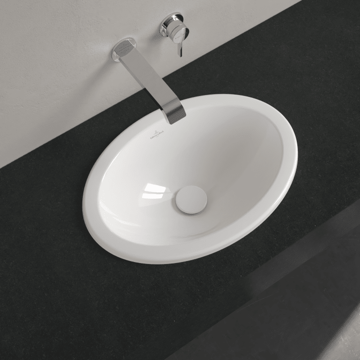 Villeroy & Boch Loop & Friends servant for nedfelling, 50,5x36 cm, med CeramicPlus, hvit