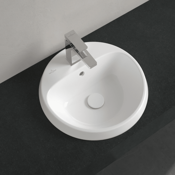 Villeroy & Boch Architectura servant for nedfelling, Ø45 cm, hvit