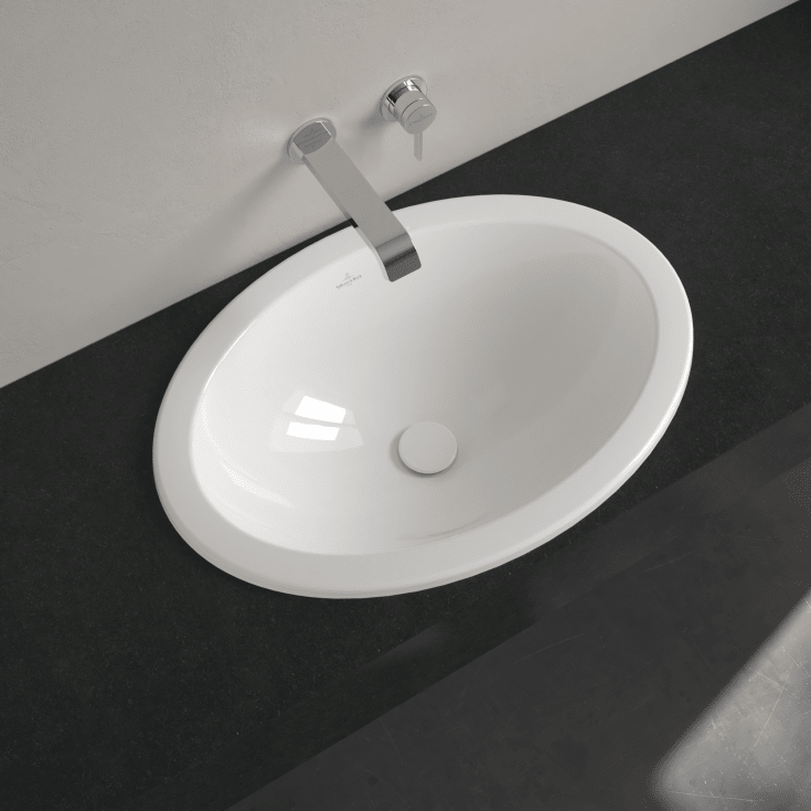 Villeroy & Boch Loop & Friends servant for nedfelling, 50,5x36 cm, med CeramicPlus, hvit