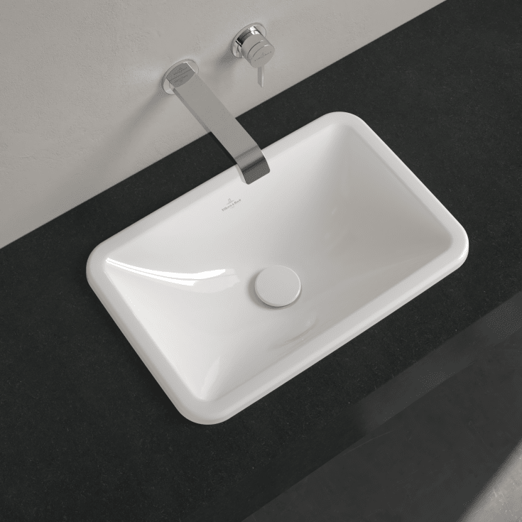 Villeroy & Boch Loop & Friends servant for nedfelling, 51x34 cm, med CeramicPlus, hvit