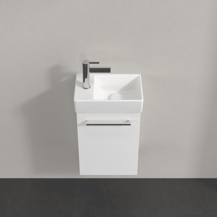 Villeroy & Boch Avento Vanity tvättställsunderskåp, 33,6x23,2 cm, höger, vit