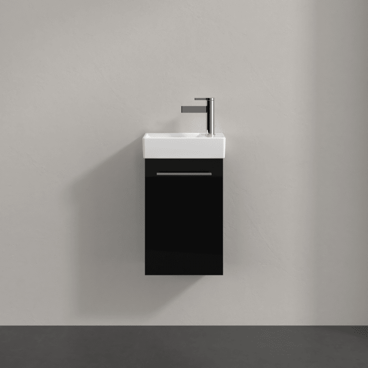 Villeroy & Boch Avento Vanity underskab, 33,6x23,2 cm, venstre, sort
