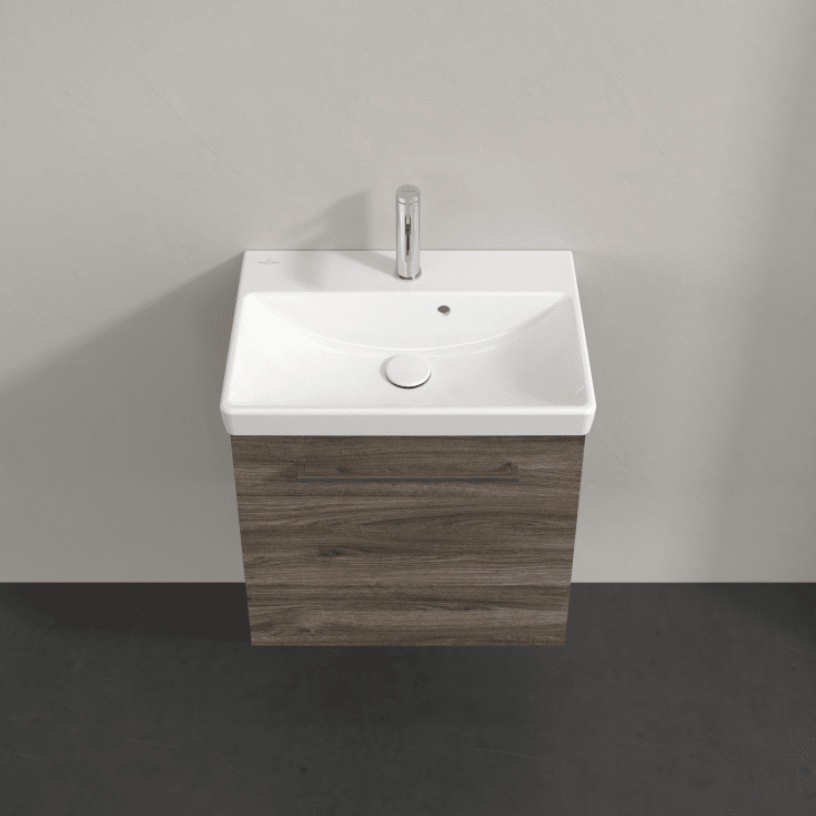 Villeroy & Boch Avento A888 servantskap, 52,6x38,2 cm, høyre, grå eik
