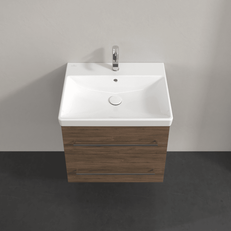 Villeroy & Boch Avento A889 tvättställsunderskåp, 57,6x48,2 cm, brun ek