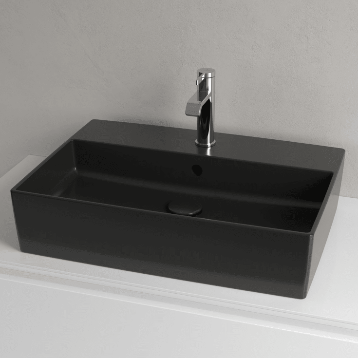 V&B Memento 2.0 toppmontert servant, 600x420 mm, ebony matt
