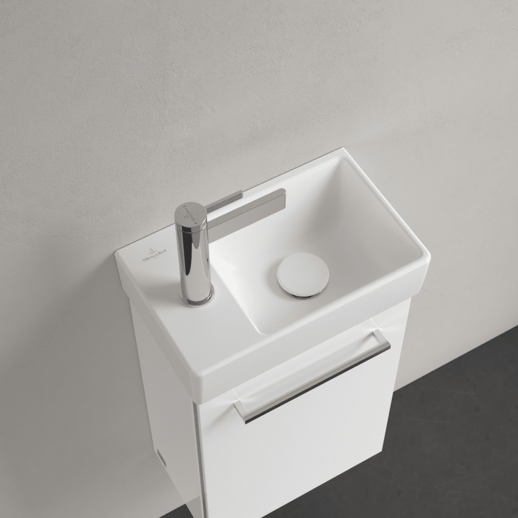 Villeroy & Boch Avento møbelservant, 36x22 cm, med CeramicPlus, hvit