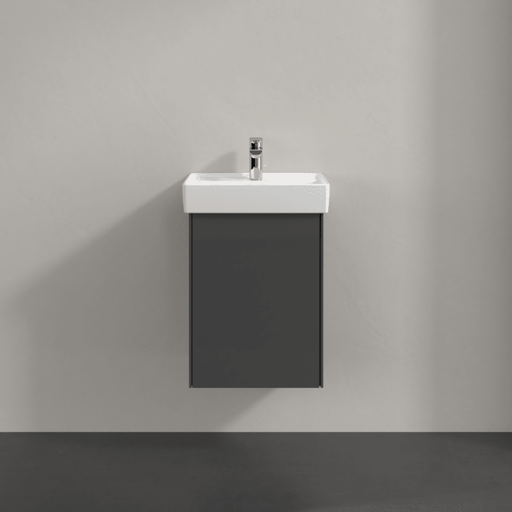 Villeroy & Boch Collaro tvättställsunderskåp, 41x34,4 cm, höger, grå