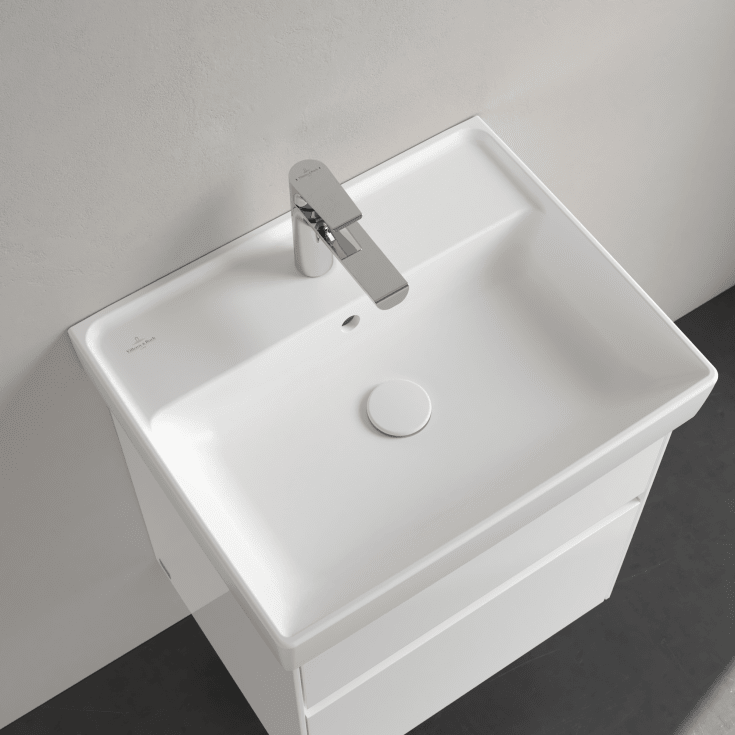 Villeroy & Boch Collaro tvättställ, 55x44 cm, matt vit