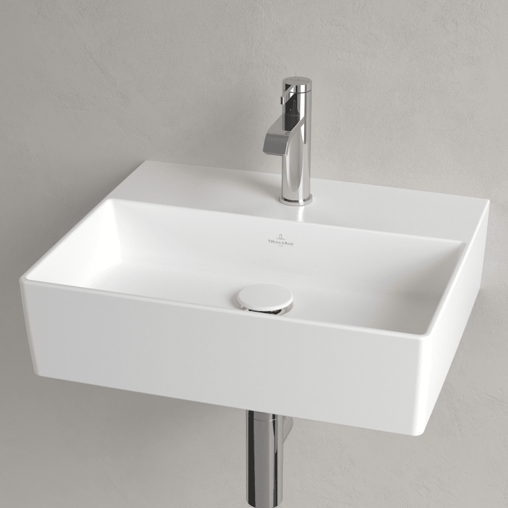 Villeroy & Boch Memento 2.0 tvättställ, 50x42 cm, matt vit
