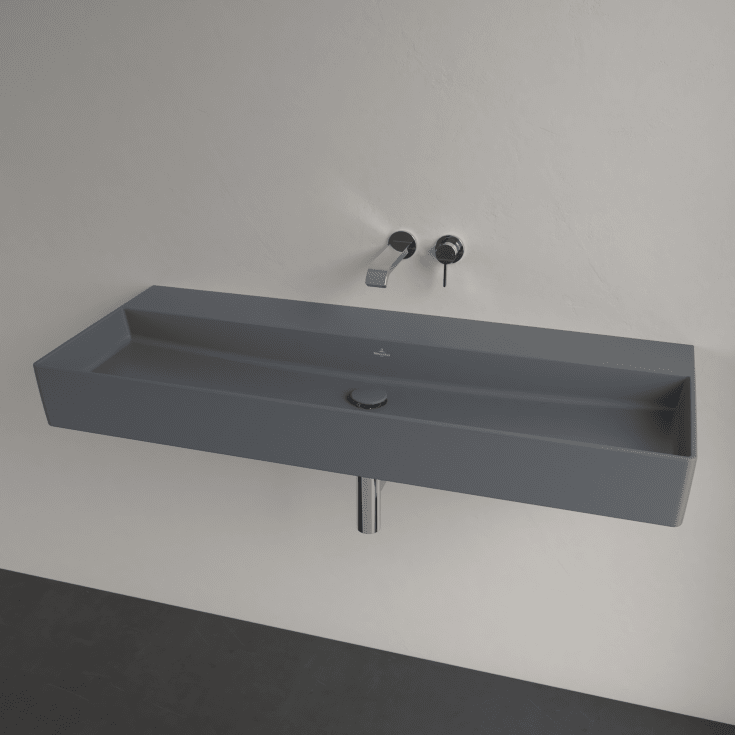 Villeroy & Boch Memento 2.0 håndvask, 120x47 cm, mat grå
