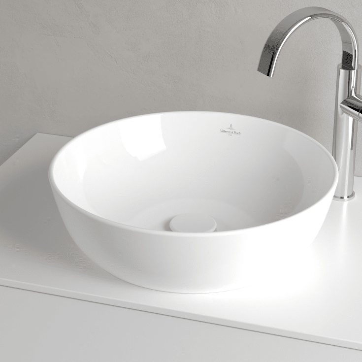 Villeroy & Boch Artis tvättställ, Ø43 cm, matt vit