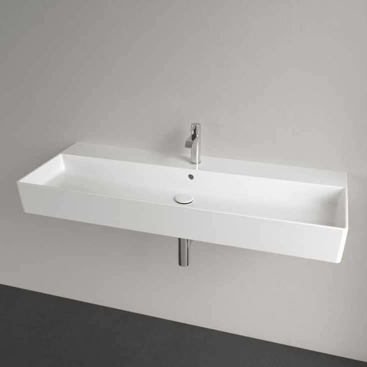 Villeroy & Boch Memento vegghengt servant, 120x47 cm, hvit
