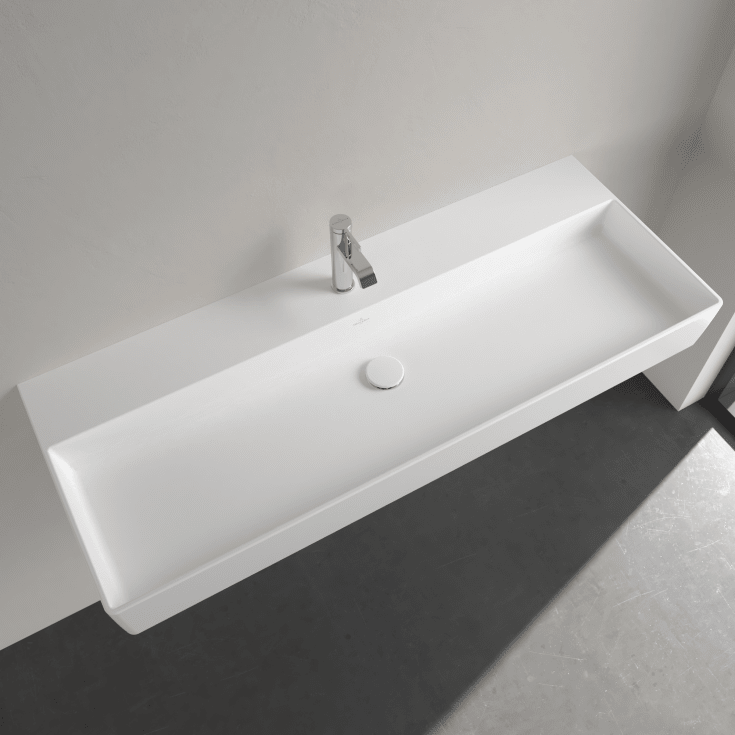 Villeroy & Boch Memento 2.0 hÄndvask, 120x47 cm, mat hvid