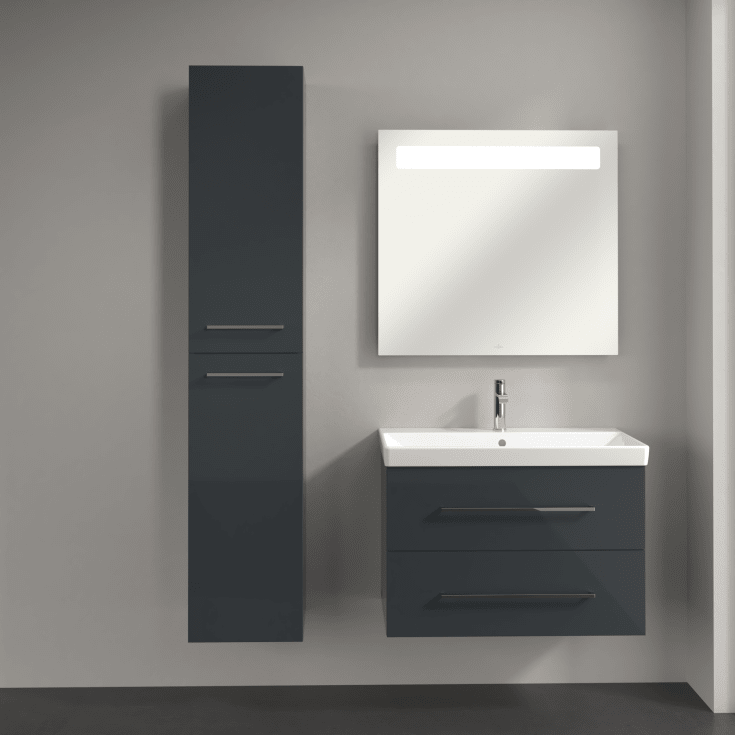 Villeroy & Boch Avento A894 högskåp, 34,6x176 cm, vänster, grå