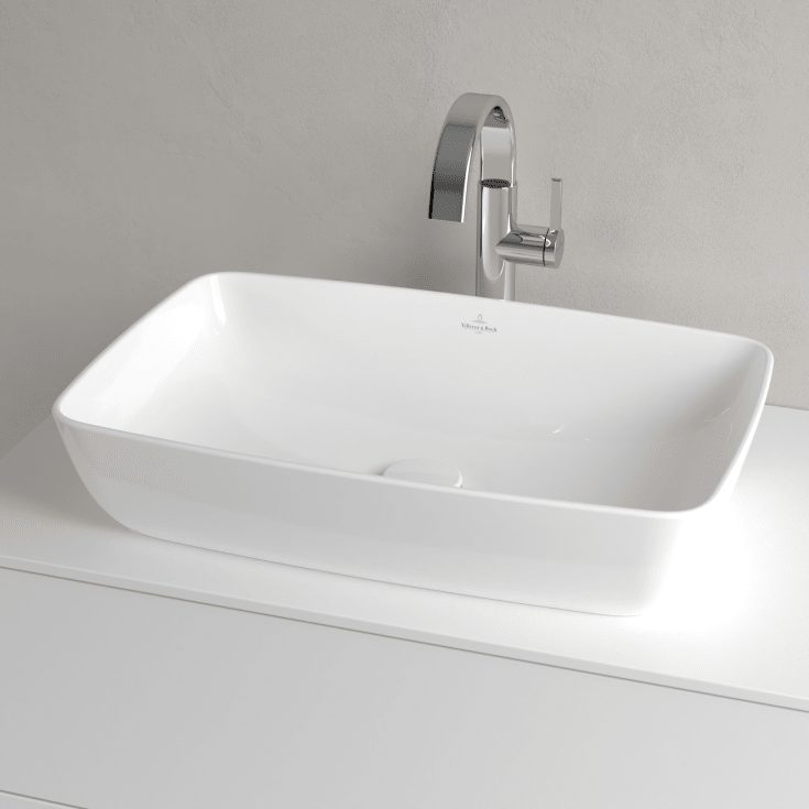 Villeroy & Boch Artis toppmontert servant, 58x38 cm, med CeramicPlus, hvit