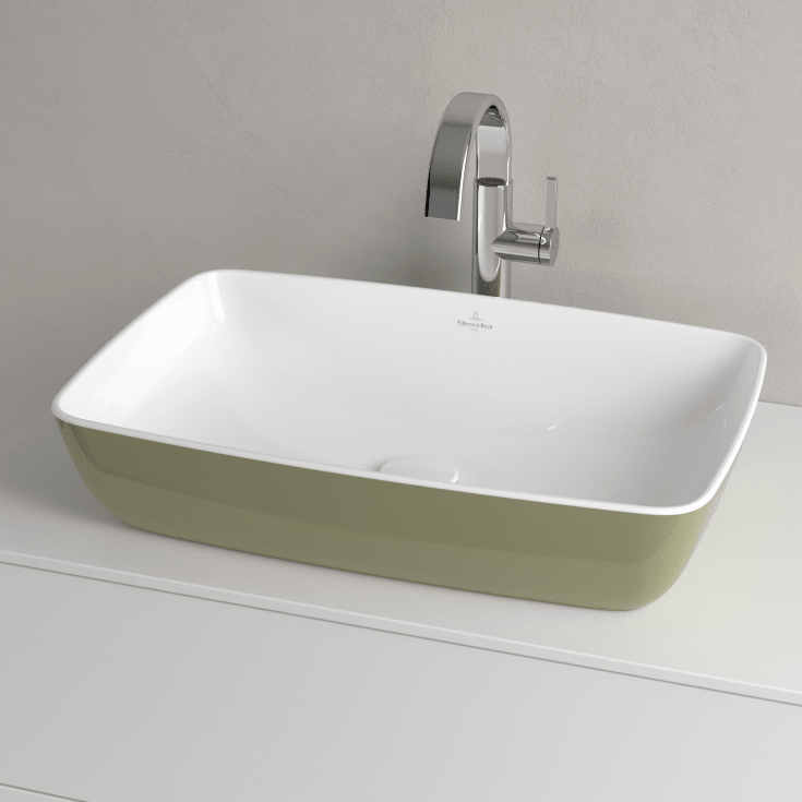 Villeroy & Boch Artis tvättställ, 58x38,5 cm, grön