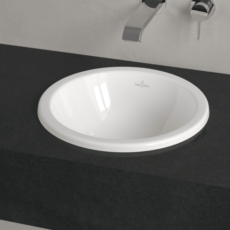 Villeroy & Boch Loop & Friends servant for nedfelling, Ø39 cm, med CeramicPlus, hvit