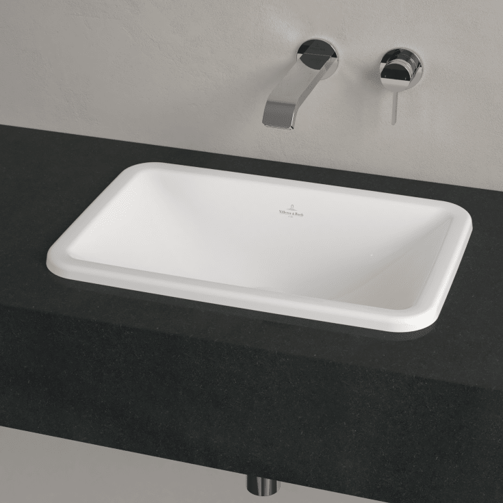 Villeroy & Boch Loop & Friends servant for nedfelling, 51x34 cm, med CeramicPlus, hvit
