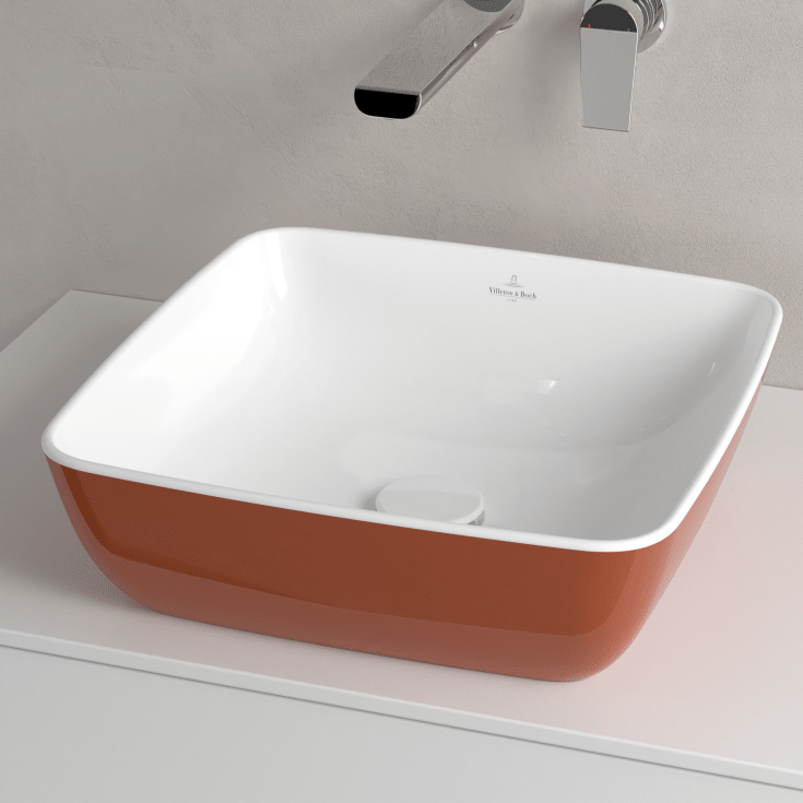 Villeroy & Boch Artis tvättställ, 41x41 cm, orange