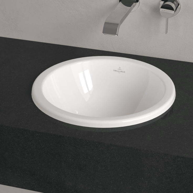 Villeroy & Boch Loop & Friends tvättställ, Ø39 cm, vit