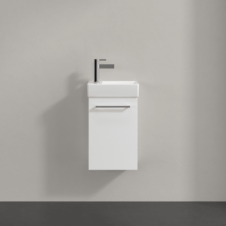 Villeroy & Boch Avento Vanity tvättställsunderskåp, 33,6x23,2 cm, höger, vit
