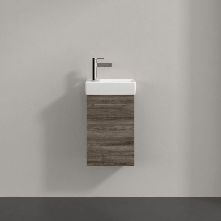 Villeroy & Boch Avento Vanity underskab, 33,6x23,2 cm, højre, grå eg
