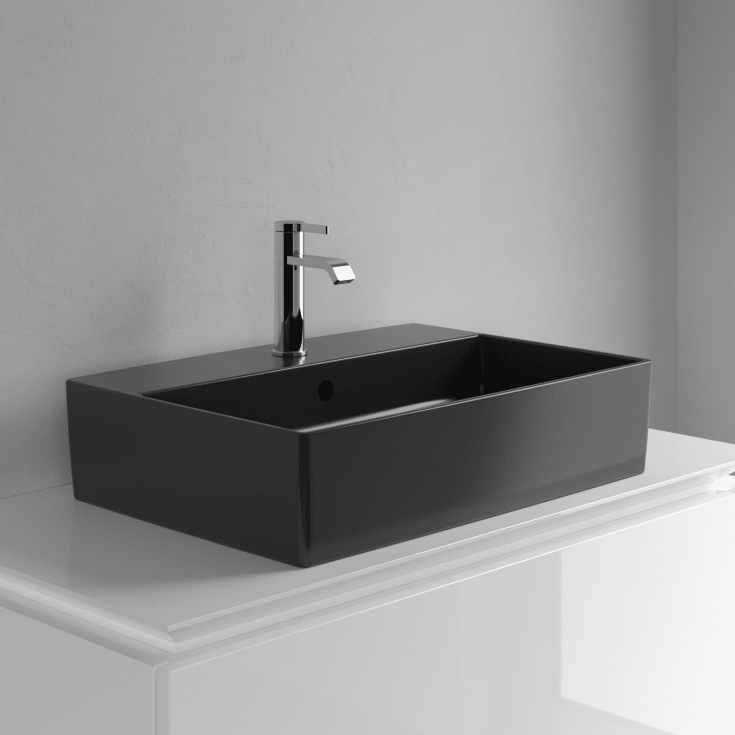 V&B Memento 2.0 toppmontert servant, 600x420 mm, ebony matt