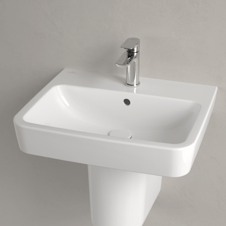 Villeroy & Boch O.Novo vegghengt servant, 55x46 cm, hvit