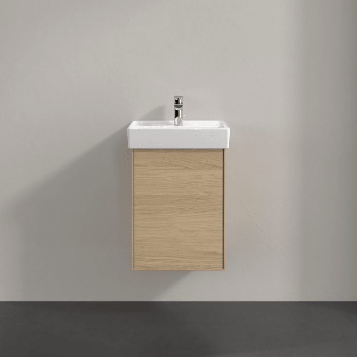 Villeroy & Boch Collaro tvättställsunderskåp, 41x34,4 cm, höger, ek