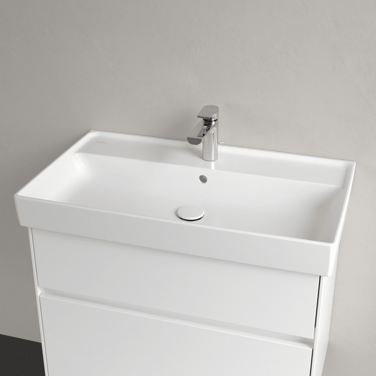 Villeroy & Boch Collaro hÄndvask, 80x47 cm, mat hvid