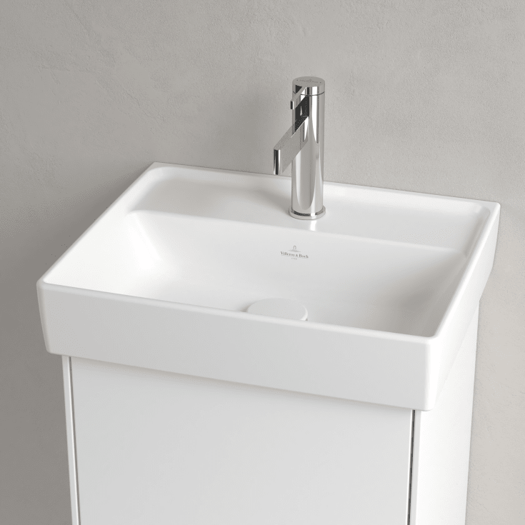 Villeroy & Boch Collaro vegghengt servant, 45x37 cm, med CeramicPlus, hvit