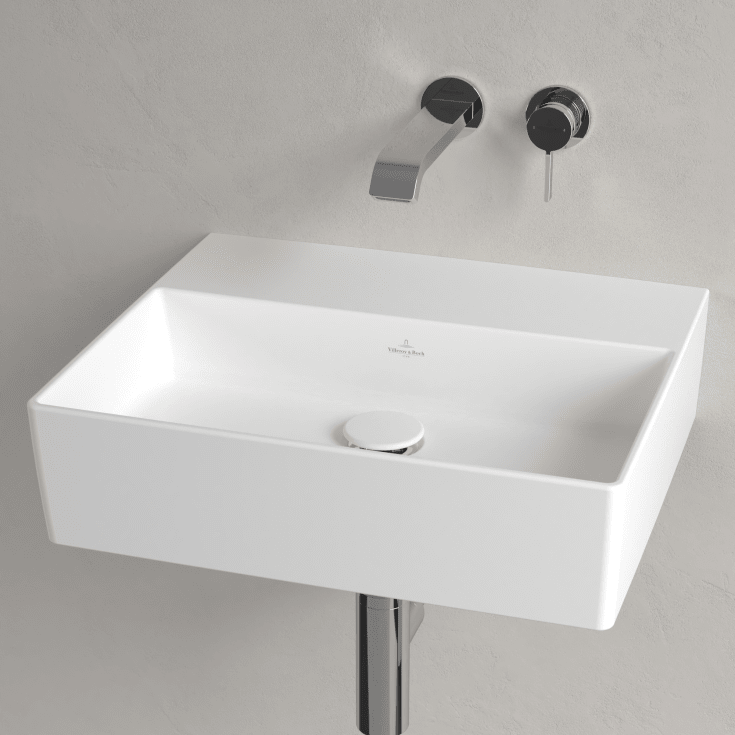 Villeroy & Boch Memento 2.0 tvättställ, 50x42 cm, matt vit